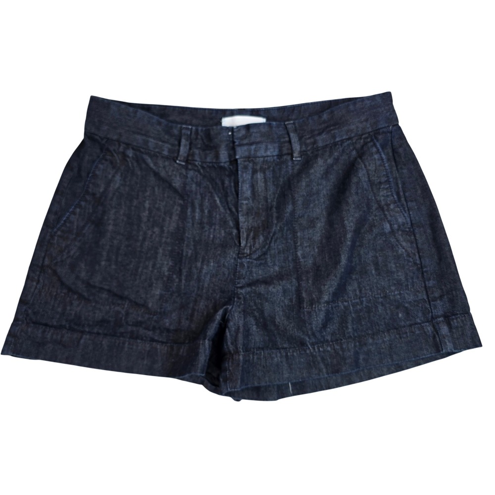 LOFT Made and Loved Dark Wash Denim Shorts Size 2 26 Cotton Lyocell Blend